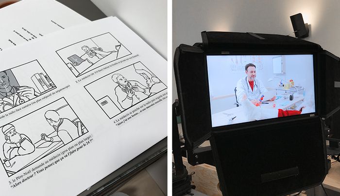 Making of publicité