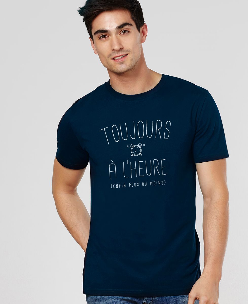 T-shirt homme Toujours à l'heure