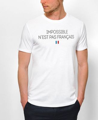 T-Shirt homme Impossible n'est pas français