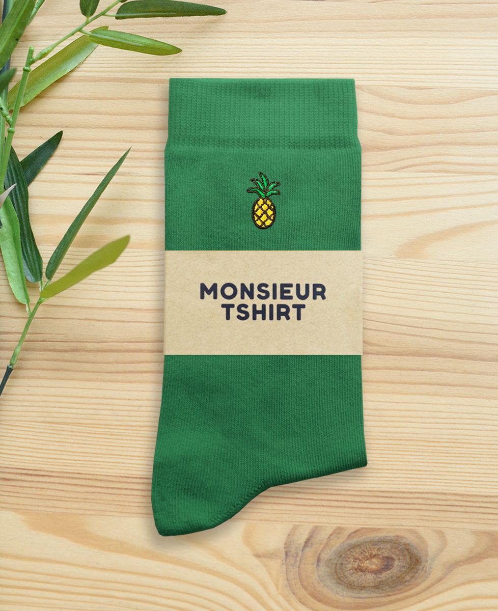 Calcetines de hombre Piña (bordada)