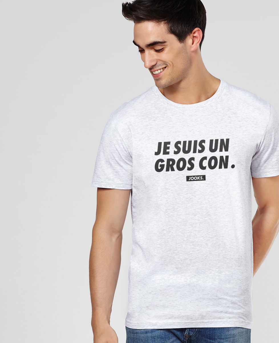 T-Shirt homme Je suis un gros con
