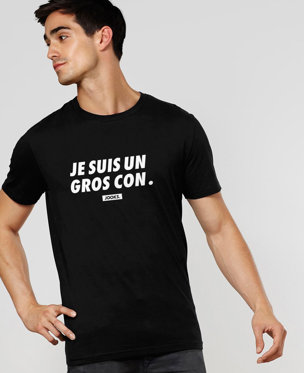 T-Shirt homme Je suis un gros con