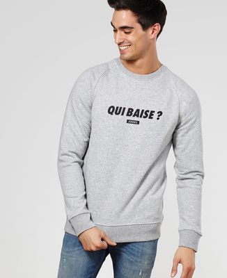Sweatshirt homme Qui baise ?