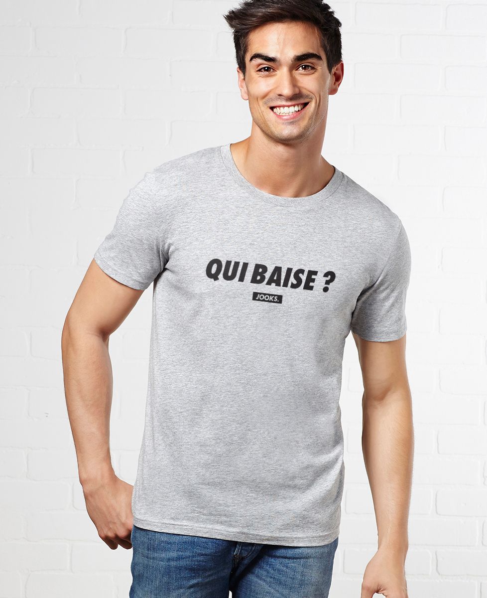 Tshirt homme Qui Baise ? Jooks x Monsieur TSHIRT Mode Homme — free download