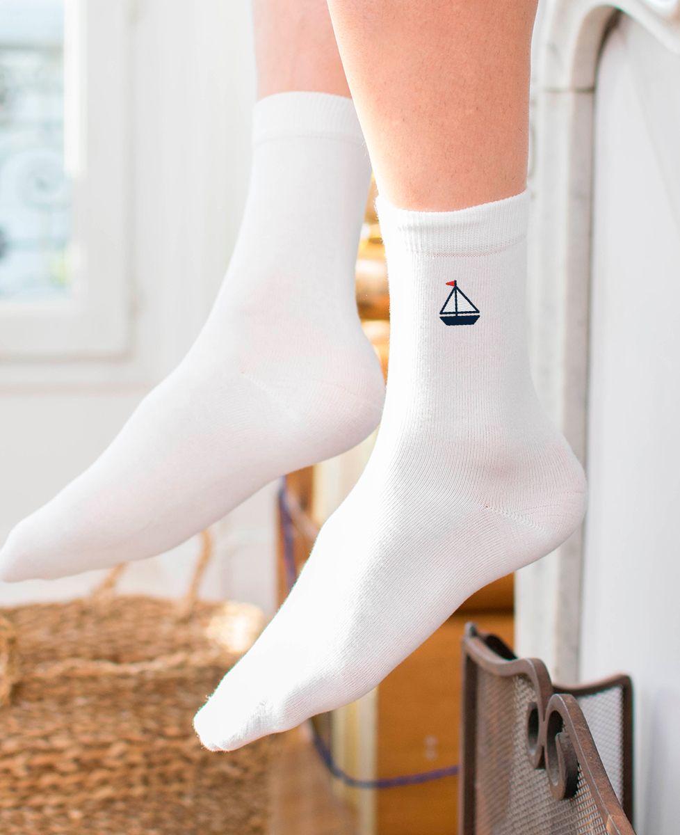 Calcetines de hombre Velero (bordado) - Deporte