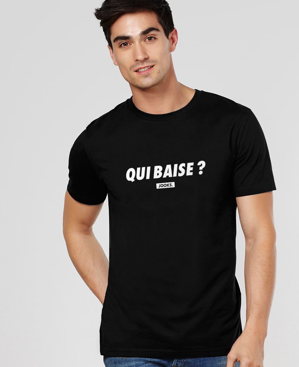 Tshirt homme Qui Baise ? Jooks x Monsieur TSHIRT Mode Homme — free download