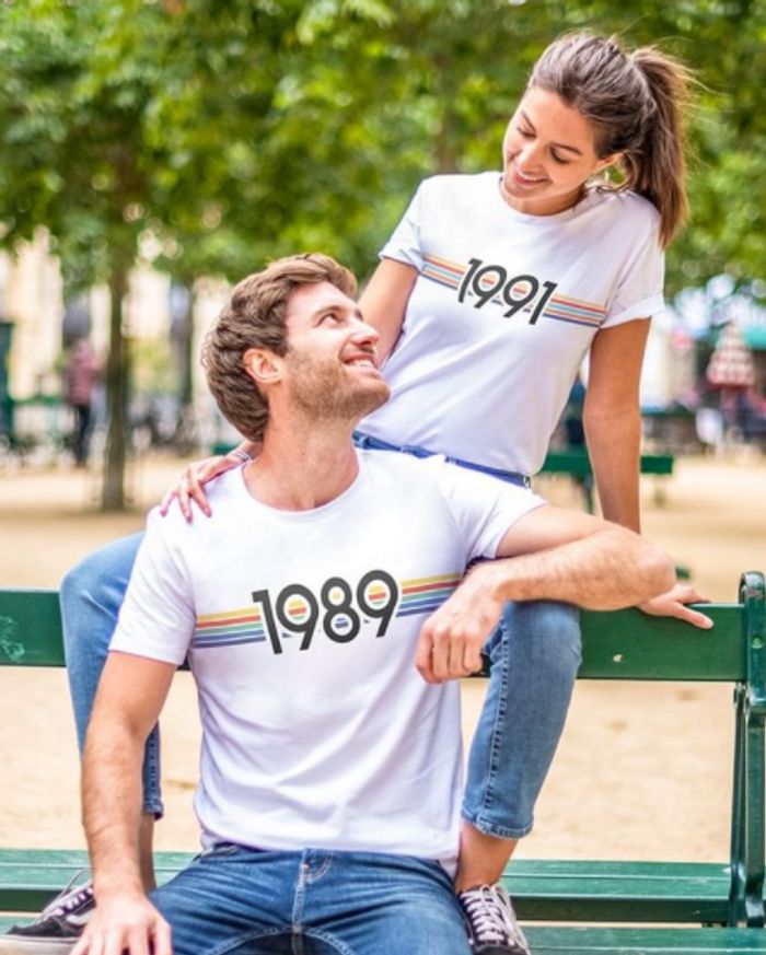 Tee shirt Homme Année personnalisée