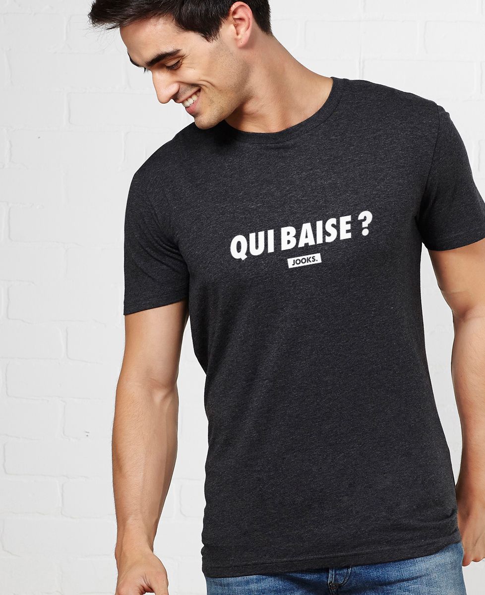 T-shirt homme Qui baise ?