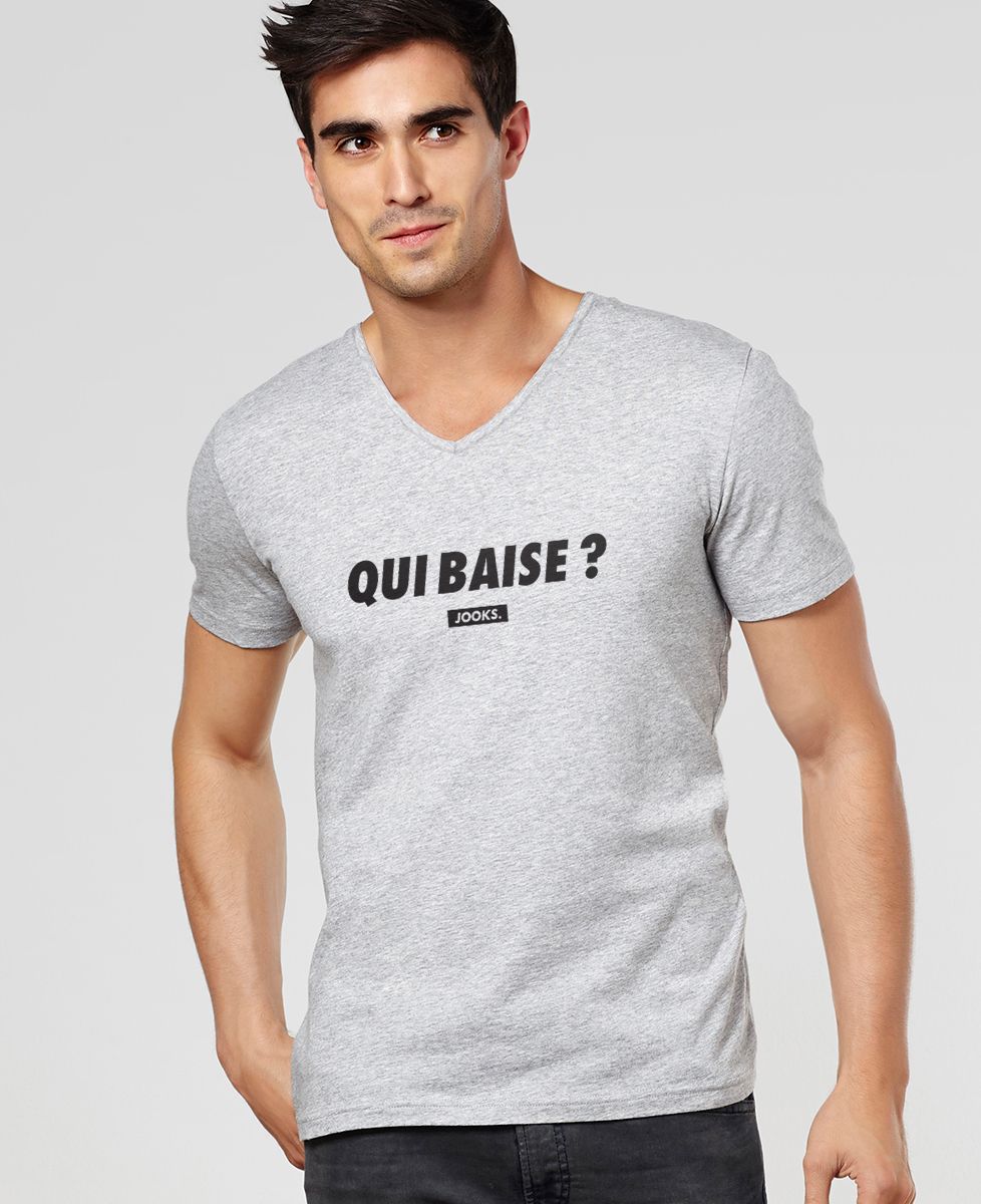Tshirt homme Qui Baise ? Jooks x Monsieur TSHIRT Mode Homme — free download