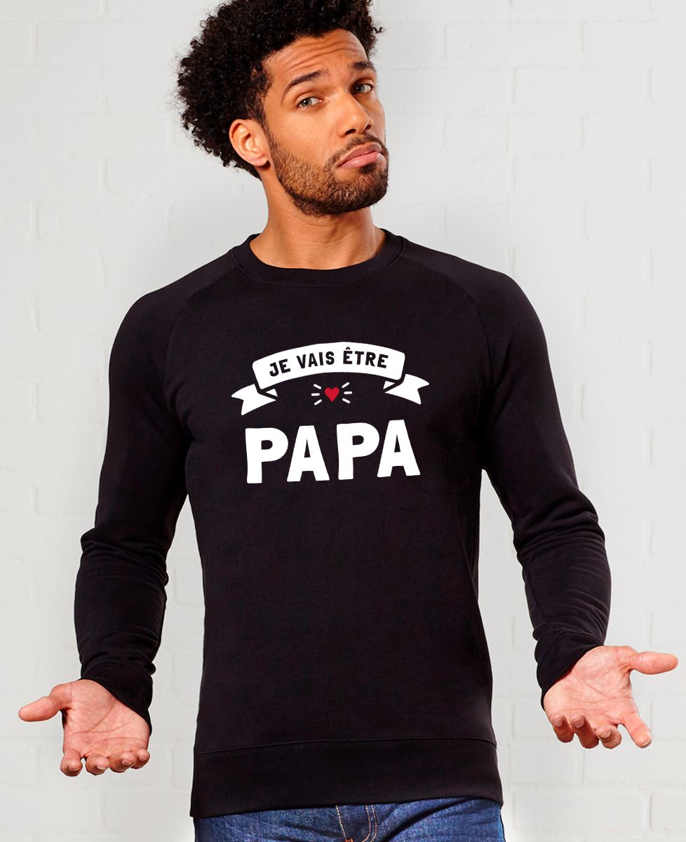 Sweatshirt Je vais être papa Monsieur TSHIRT