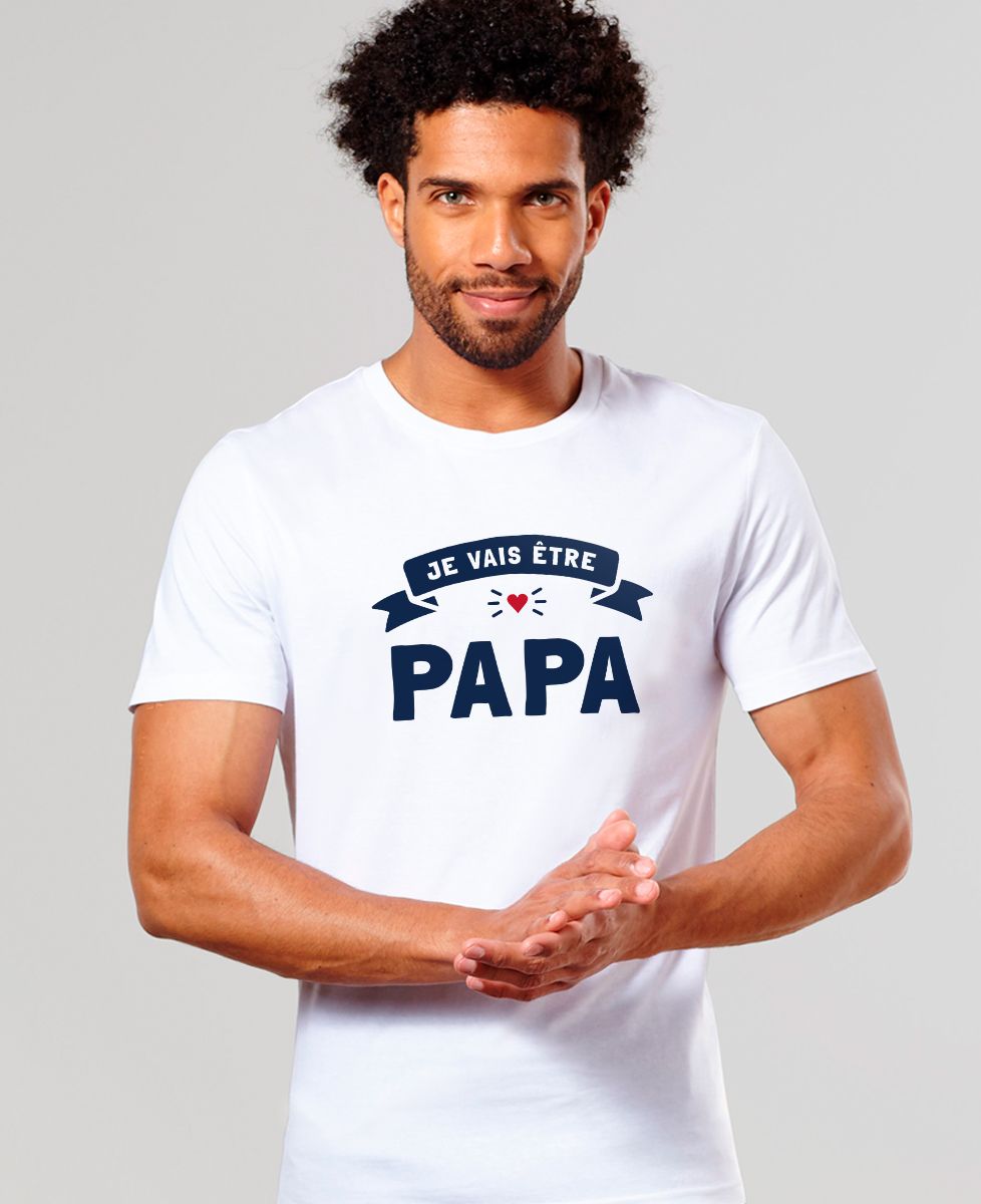 T-shirt homme Je vais être papa