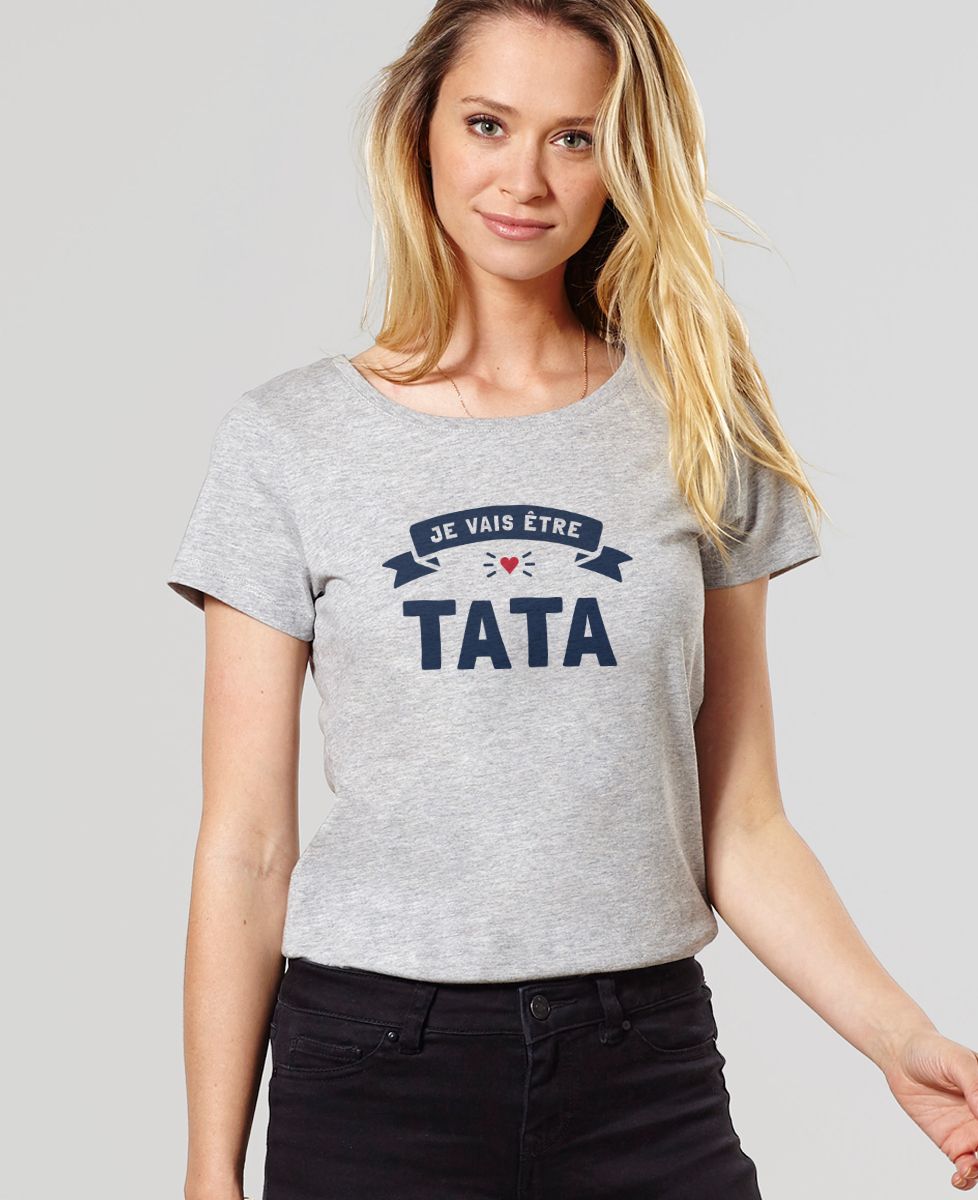 T-shirt femme Je vais être tata