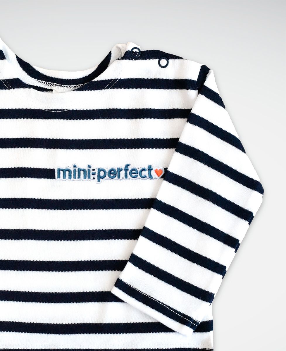 T Shirt Manches Longues Mini Perfect Brode Monsieur Tshirt Kids T Shirt Manches Longues Mini Perfect Brode Monsieur Tshirt Kids