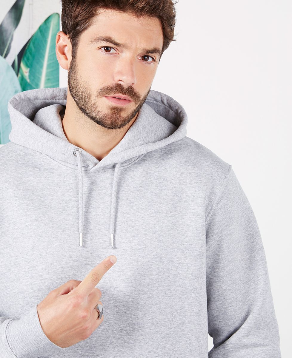Sudadera con capucha para hombre Pareja bordada personalizada - Regalos para parejas