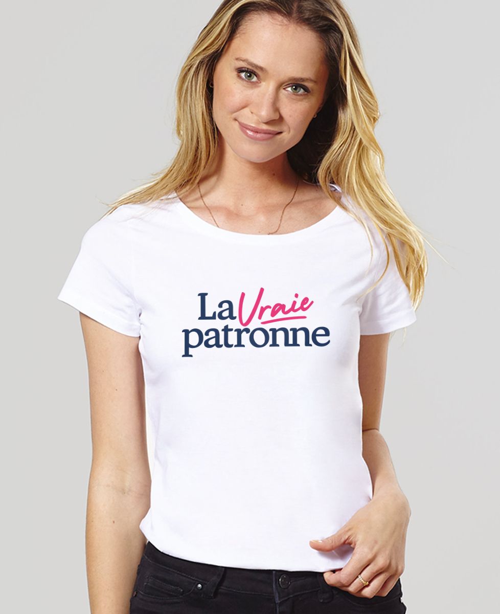 T-shirt femme La vraie patronne