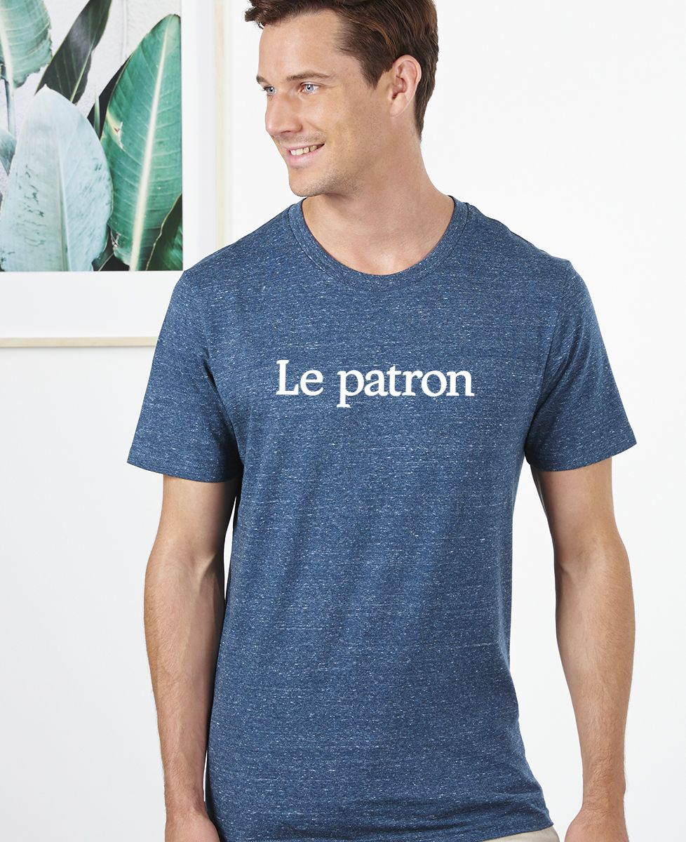 T-Shirt Humour "C'est Qui Le Patron ?" - Cadeau Marrant Pour Homme, Papa, Collègue - Plusieurs Tailles