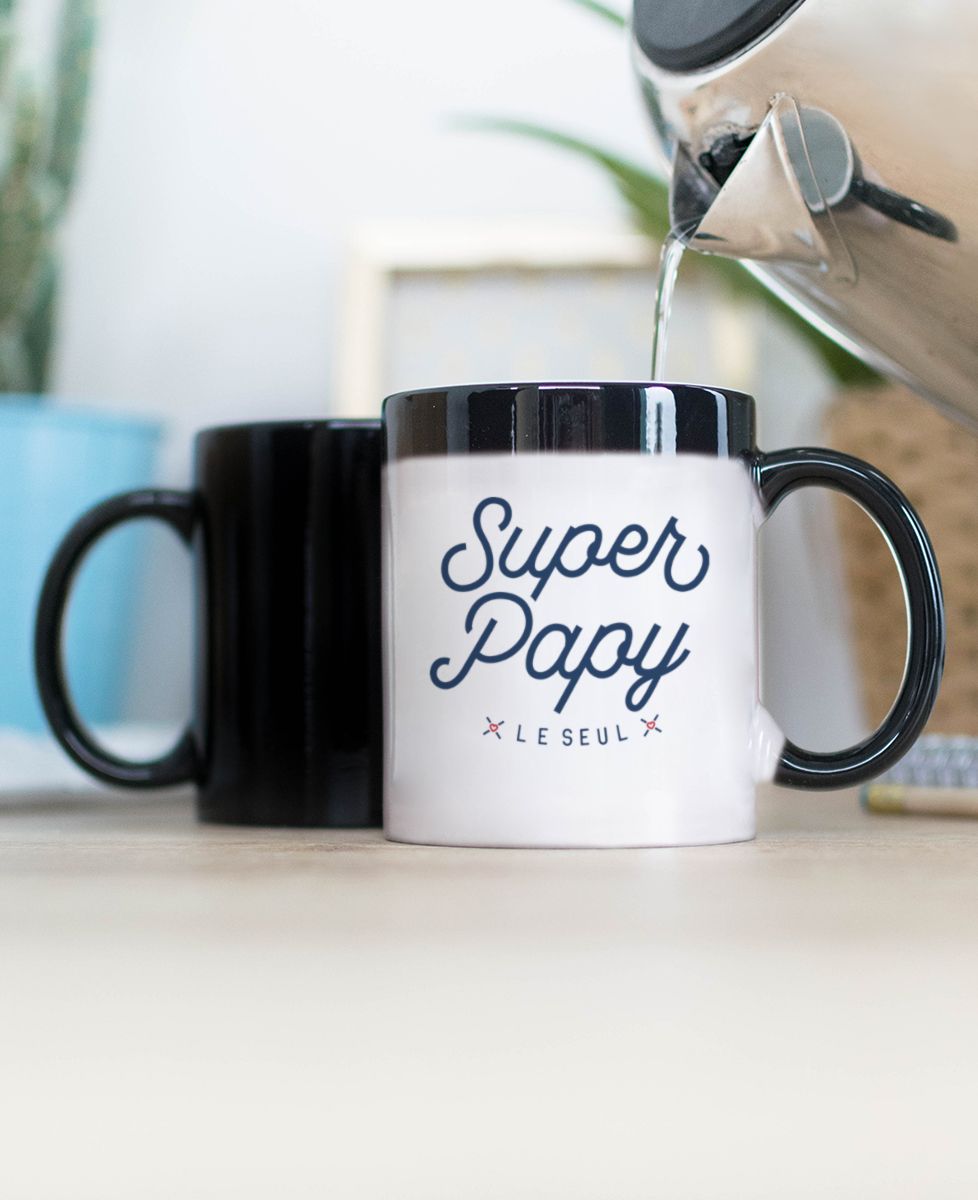 Mug Super Papy - Cadeaux Papy