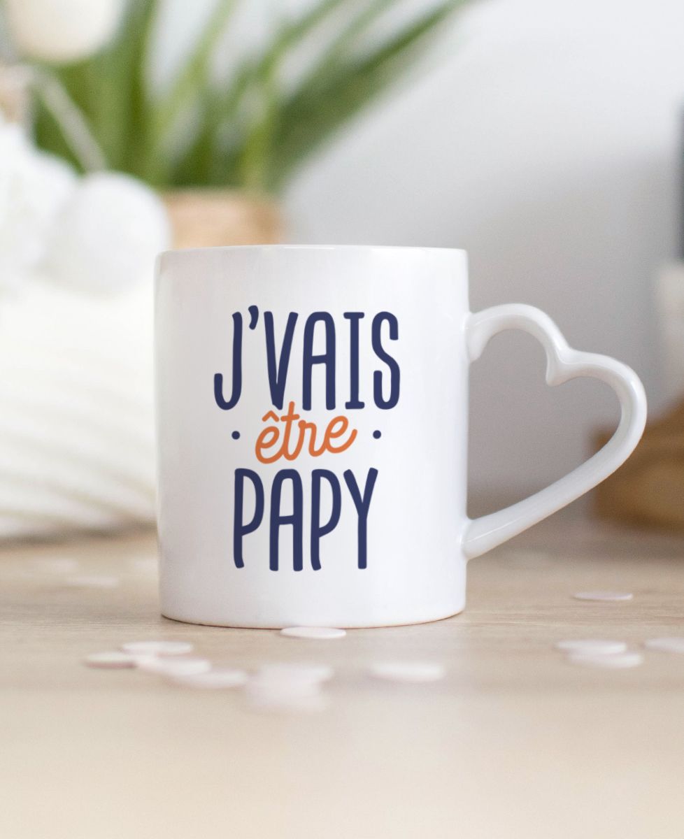 Mug J'vais être papy - Cadeaux Papa, Cadeaux Papy