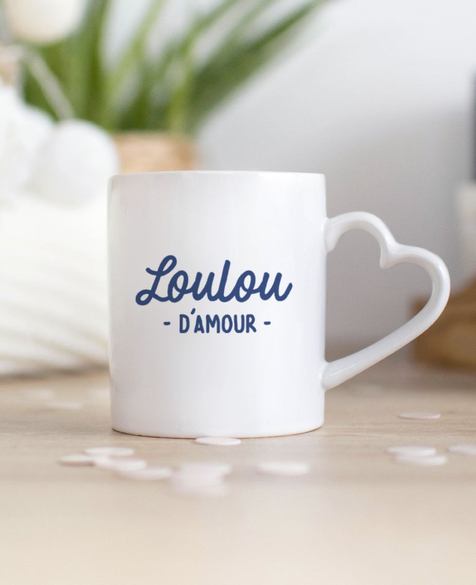 Mug Loulou d'amour - Cadeaux Couple