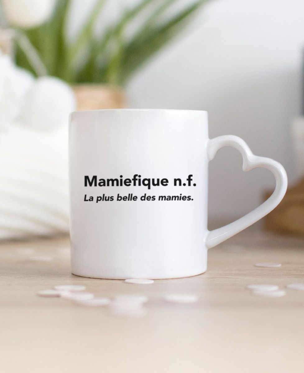 Mug Mamiefique - Cadeaux Maman, Cadeaux Mamie, Future Maman