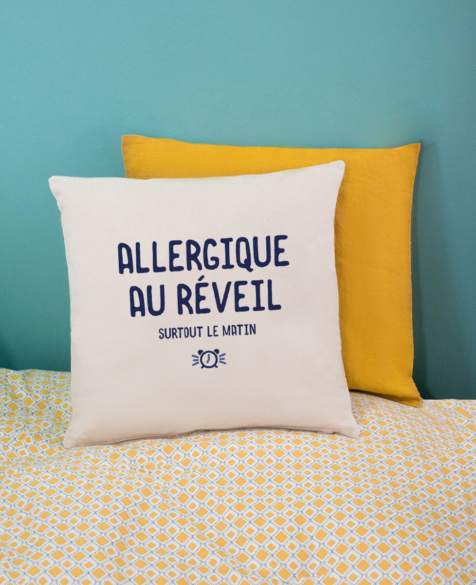Coussin Allergique au réveil