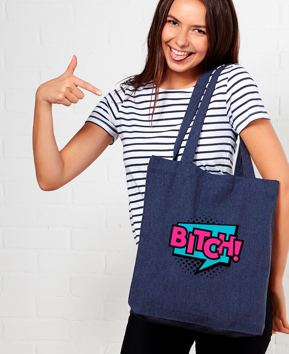 Tote bag Bitch - Cadeaux Couple