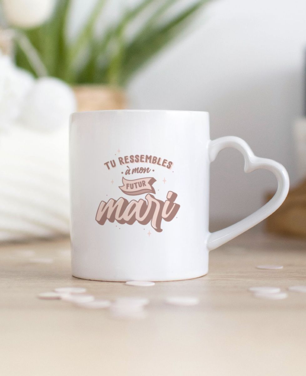 Mug Tu ressembles à mon futur mari - Cadeaux Couple, Mariage