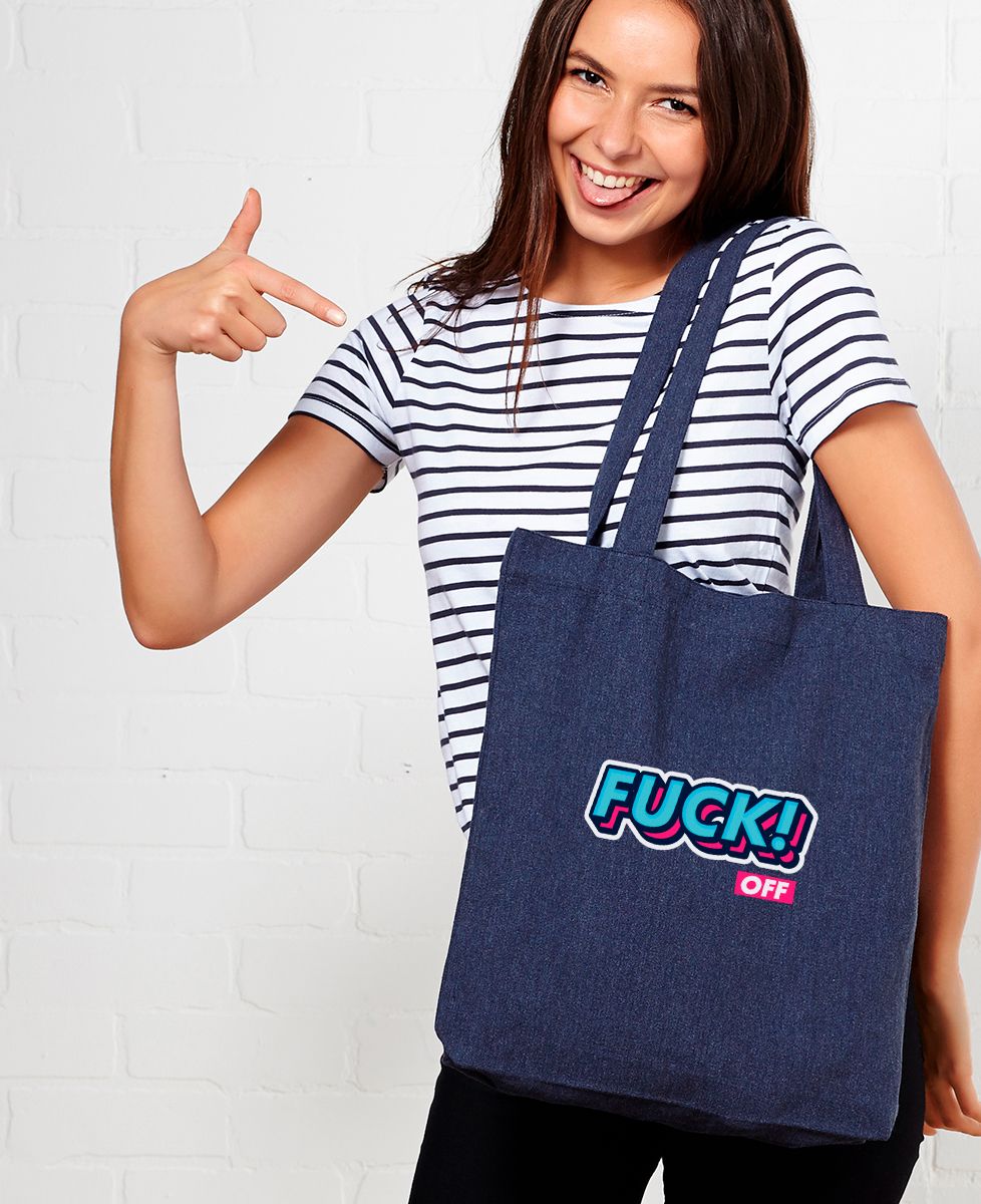 Tote bag Fuck off