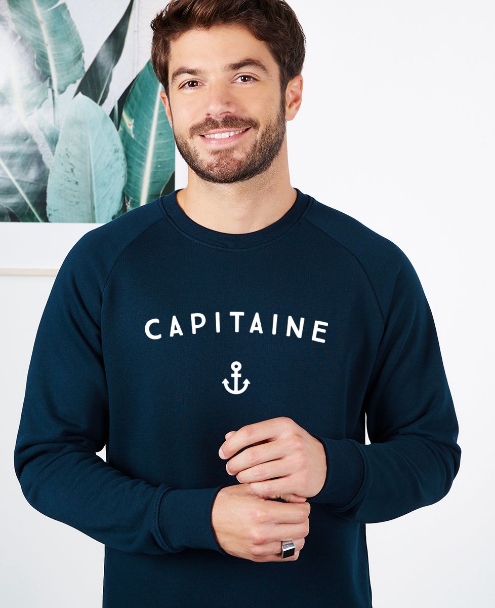 Sweatshirt homme Capitaine - Sport, Football, Duo assortis