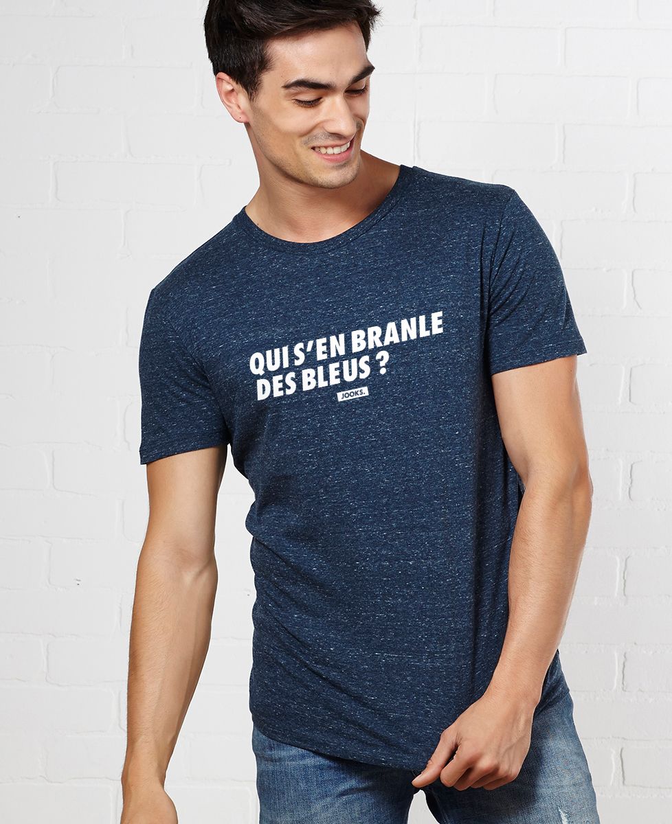 T-shirt homme Qui s'en branle des bleus ? - Sport, Football