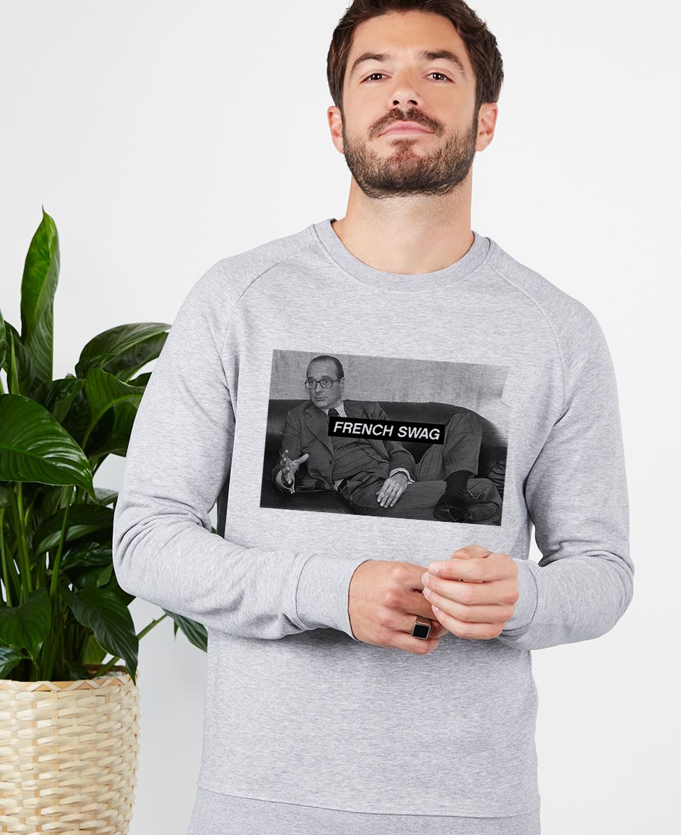 Sweatshirt homme French Swag Chirac - Apéro