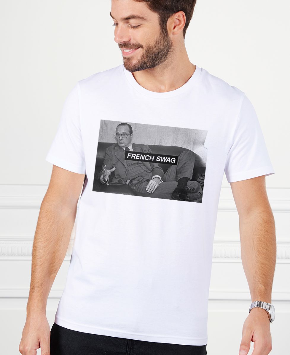 T-shirt homme French Swag Chirac - Apéro