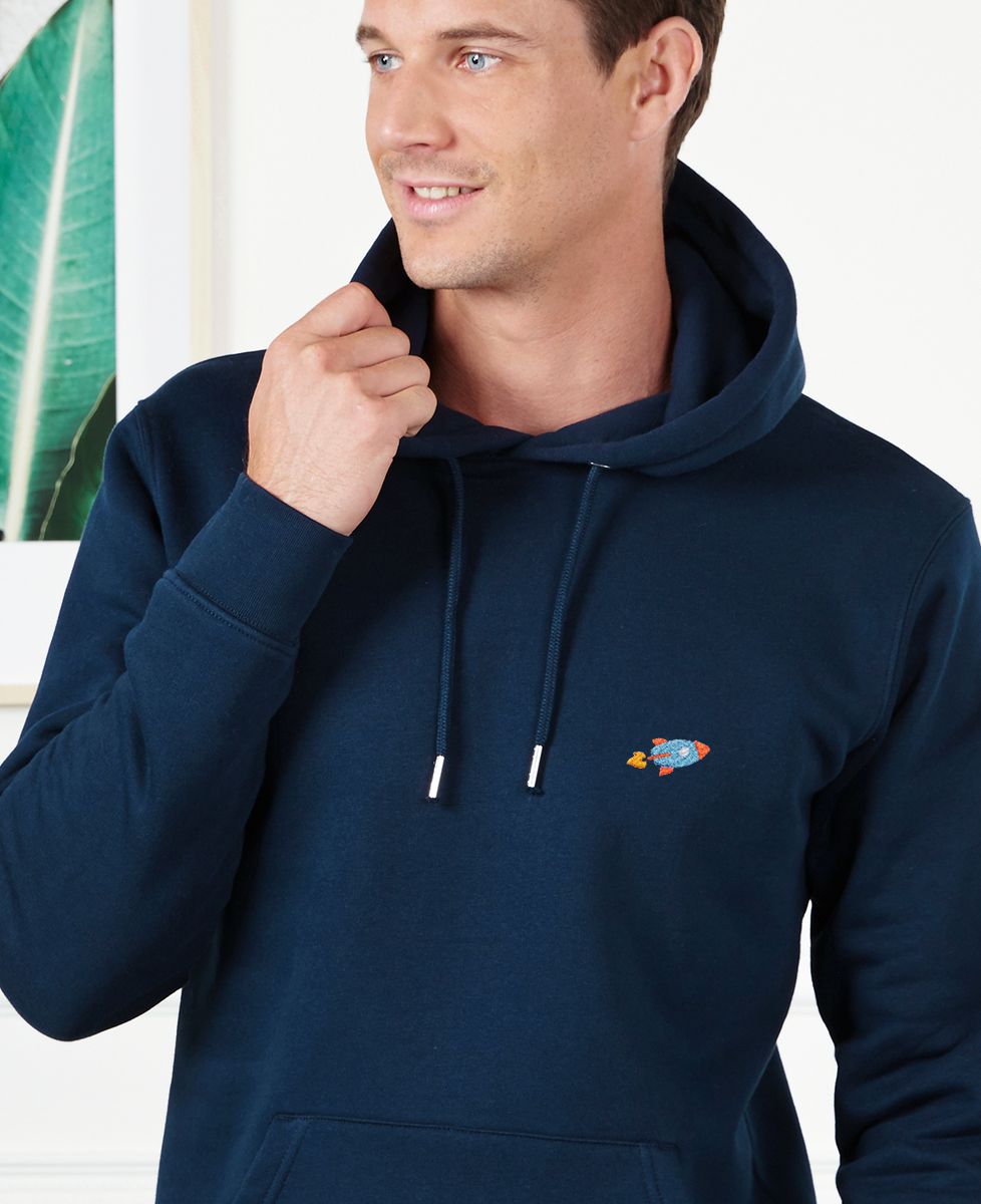 Hoodie per lui Razzo (ricamato) - Sport