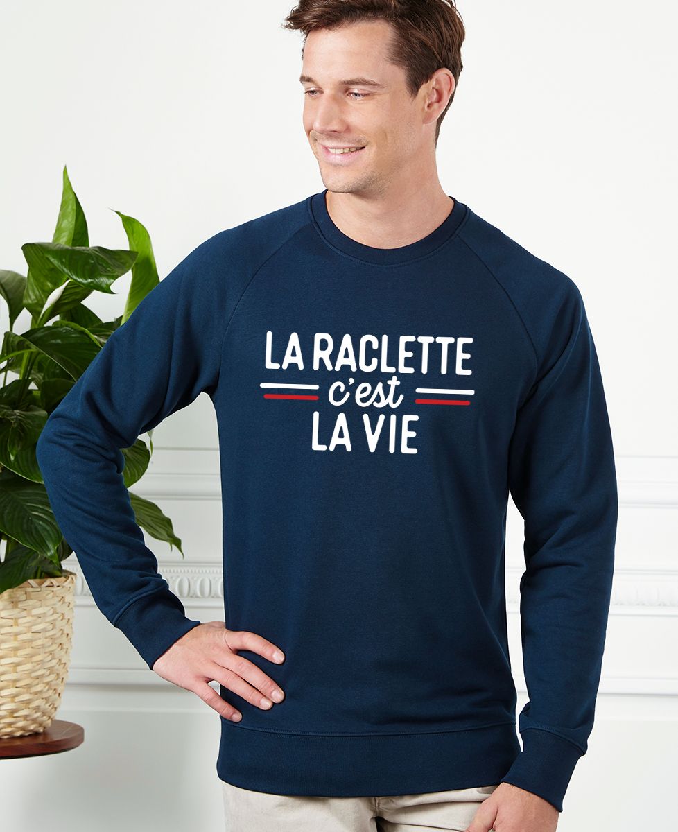 Sweatshirt homme La raclette c'est la vie - Apéro