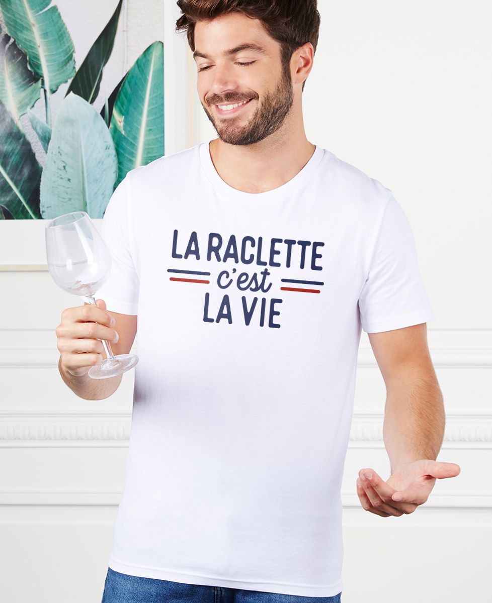 T-shirt homme La raclette c'est la vie - Apéro