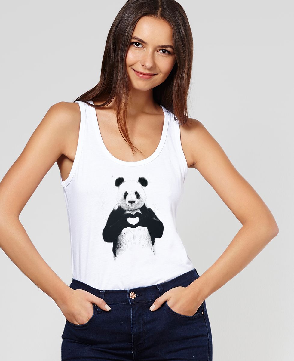 Débardeur femme All you need is love