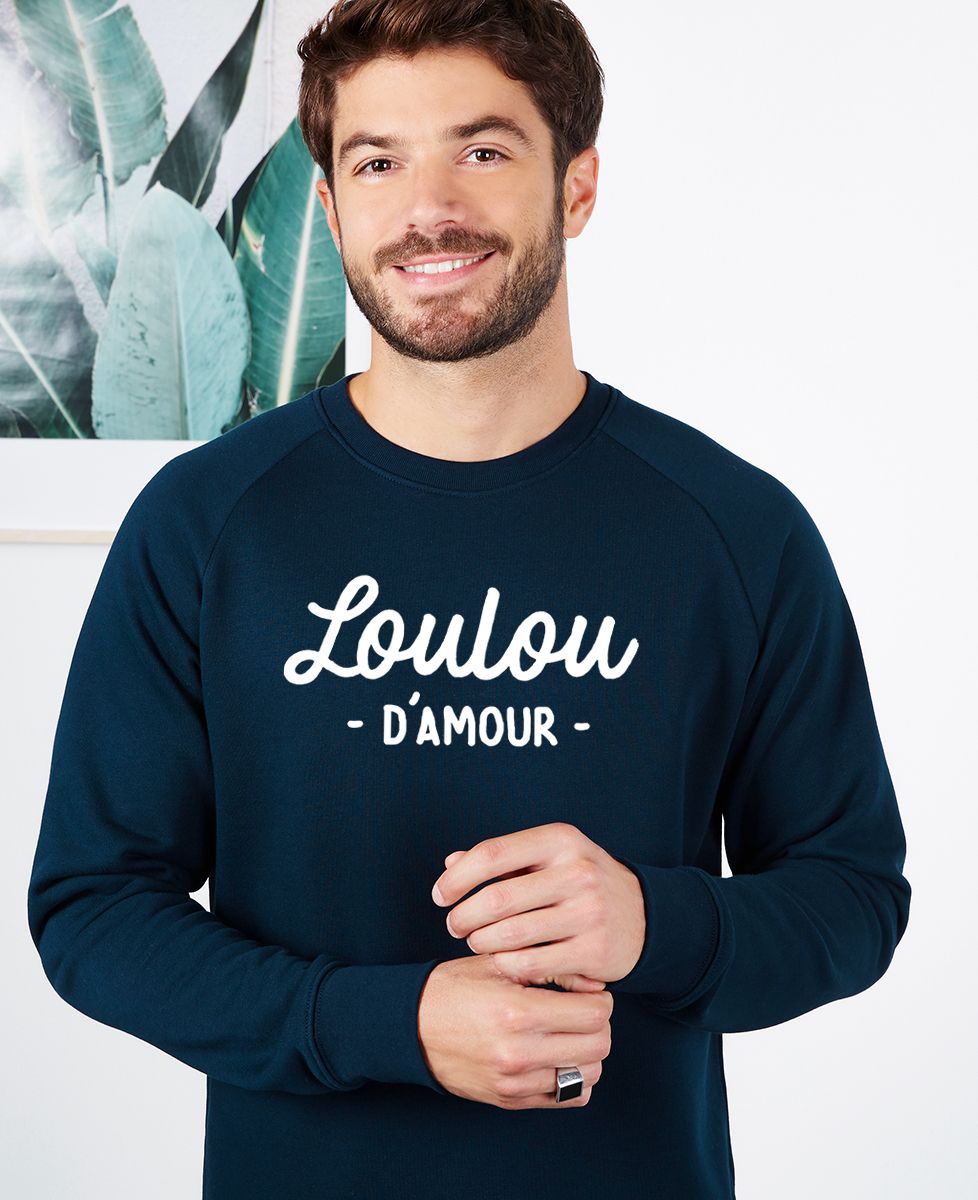 Sweatshirt homme Loulou d'amour - Cadeaux Couple