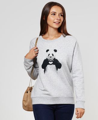 Sweatshirt femme All you need is love
