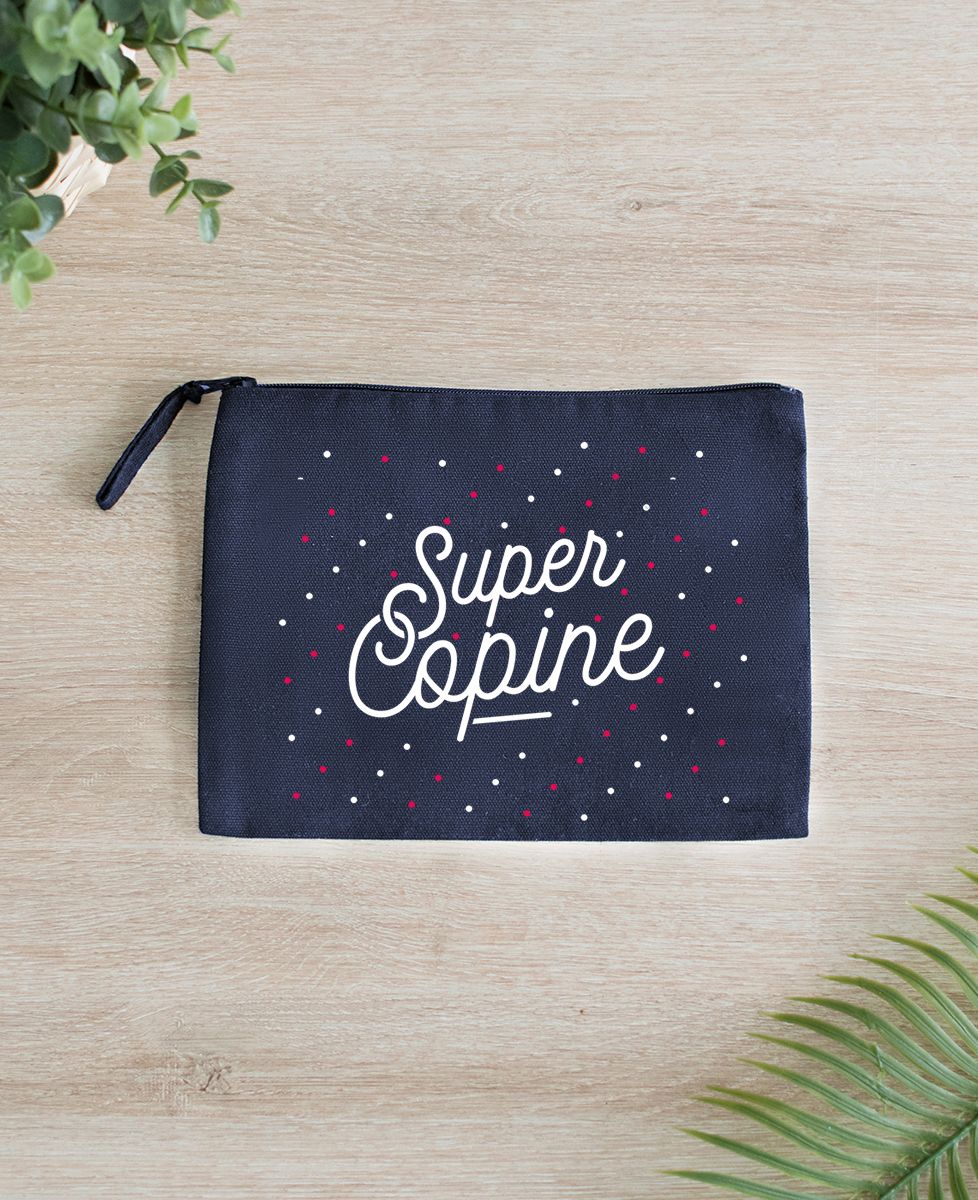 Pochette Super copine - Cadeaux Couple, EVJF
