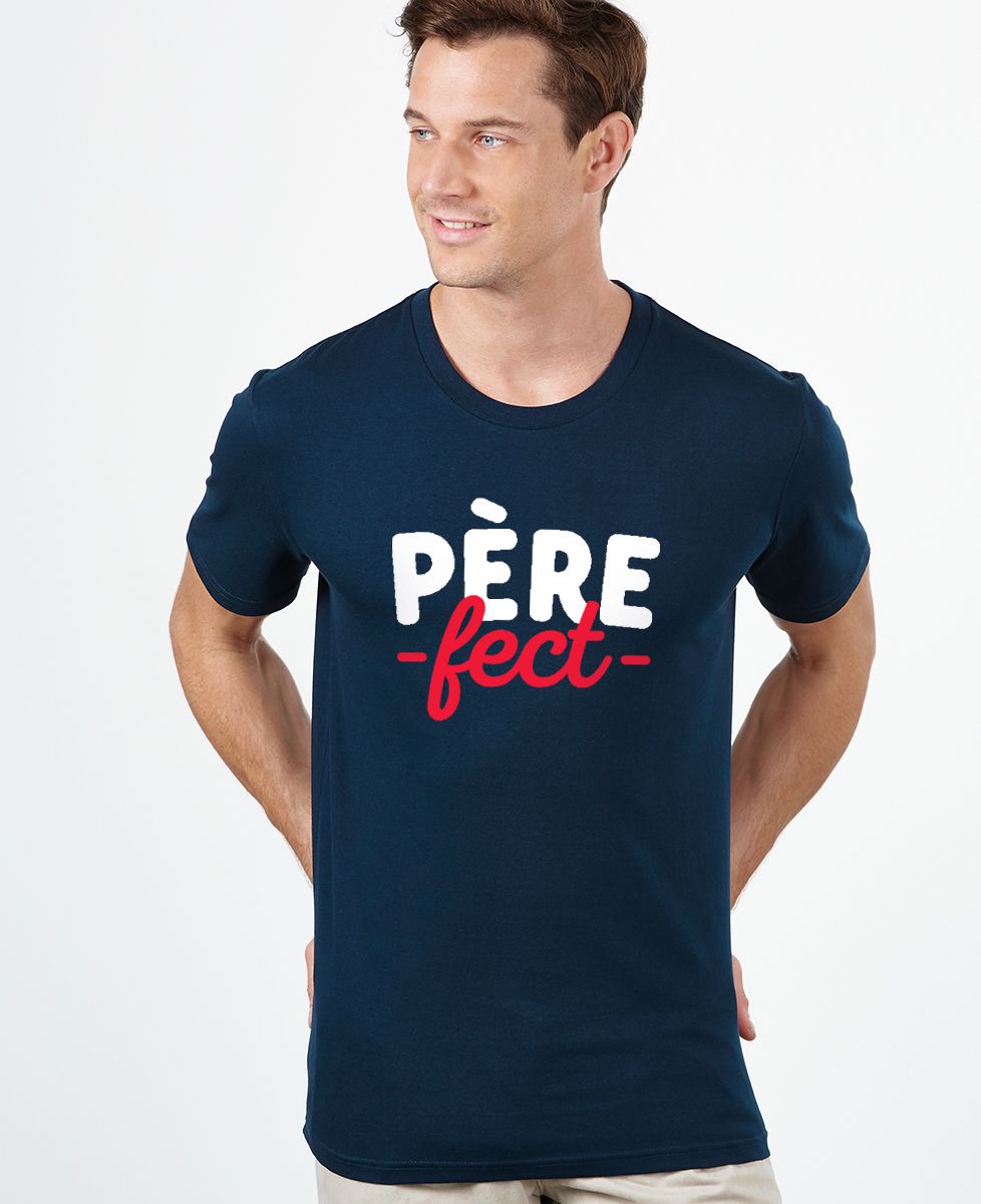 T-shirt homme Pèrefect - Cadeaux Papa, Cadeaux Papy, Duo assortis
