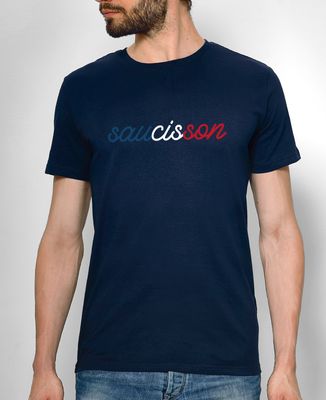 T-shirt homme Saucisson tricolore - Apéro