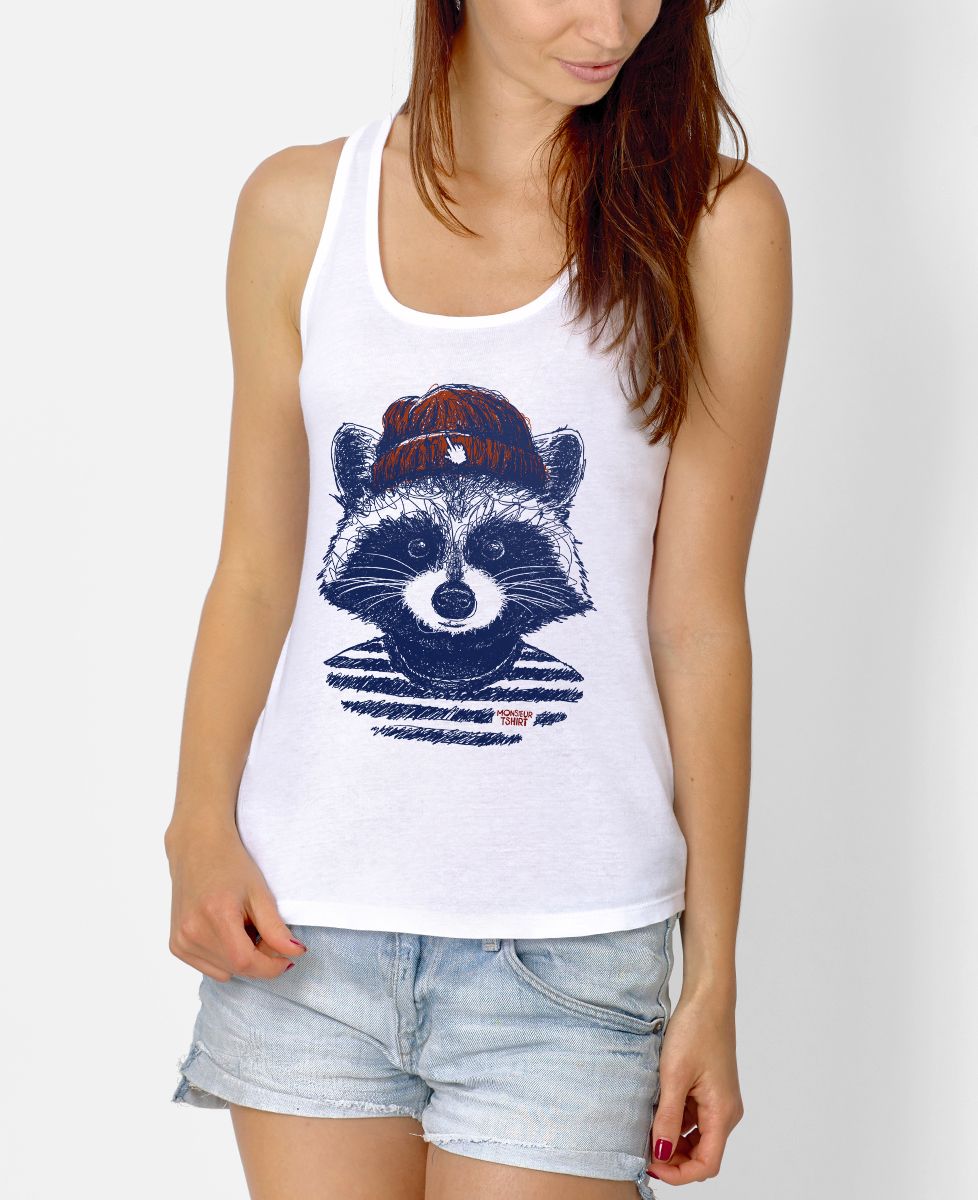 Débardeur femme Raton hipster