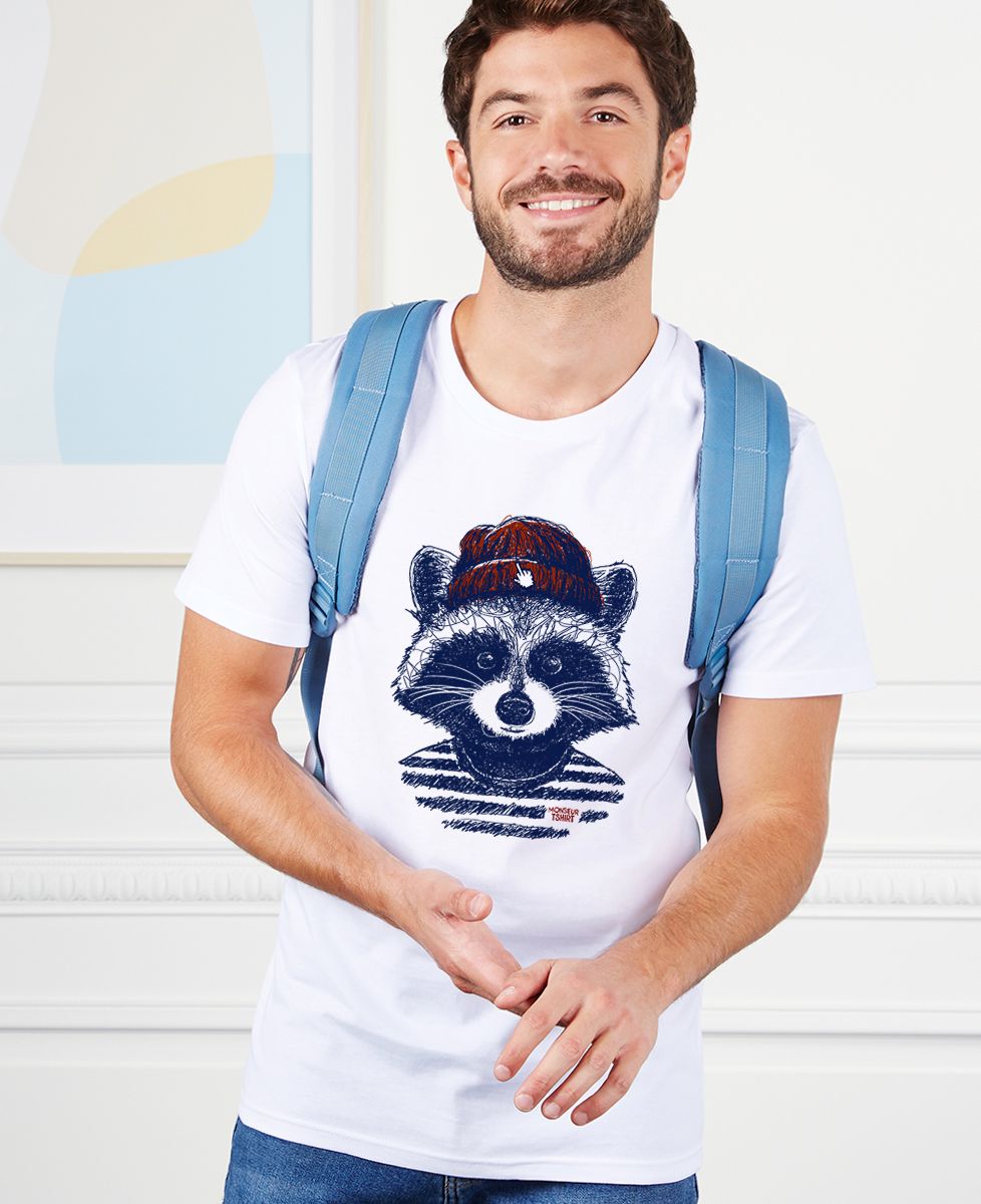T-shirt homme Raton hipster - Animaux