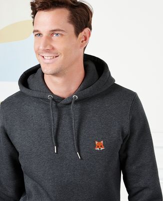 Hoodie Männer Fuchs (gestickt) - Tiere