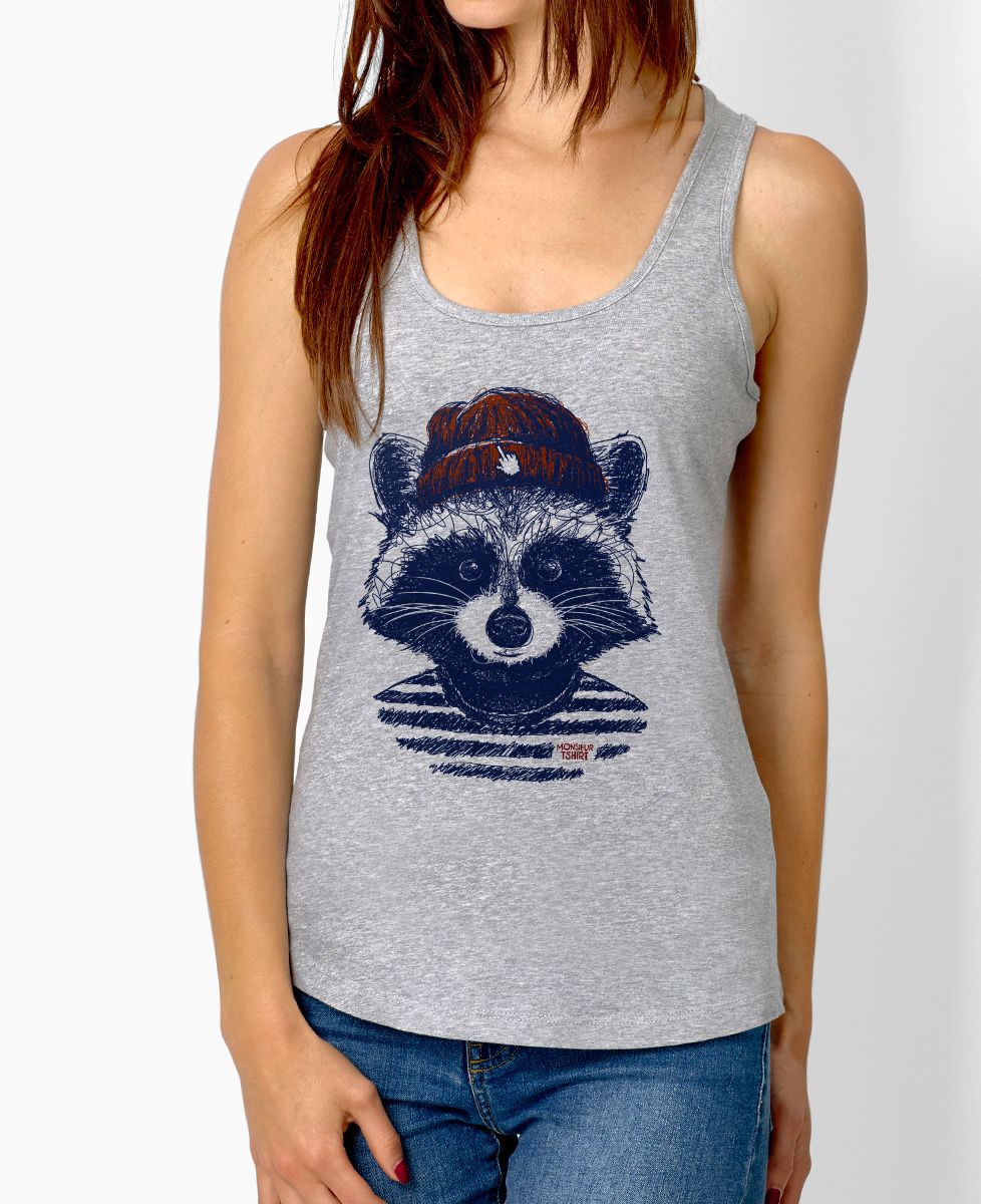 Débardeur femme Raton hipster