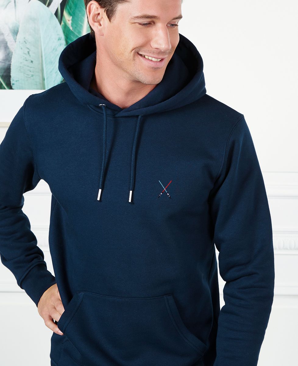 Hoodie Männer Laserschwert (bestickt) - Filme & Serien, Geek & Videospiele