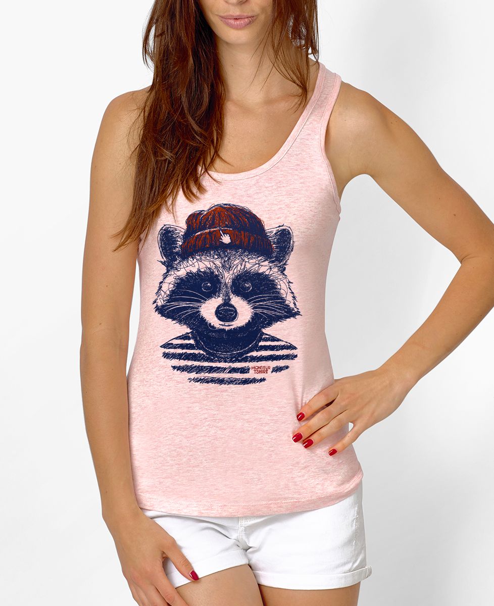 Débardeur femme Raton hipster
