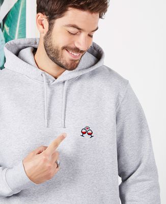 Hoodie Männer Prost (gestickt) - Aperitif