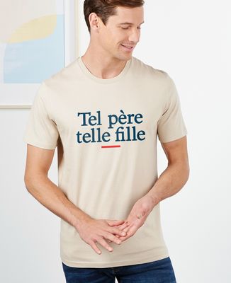 T-shirt Tel père telle fille Monsieur TSHIRT Mode Homme