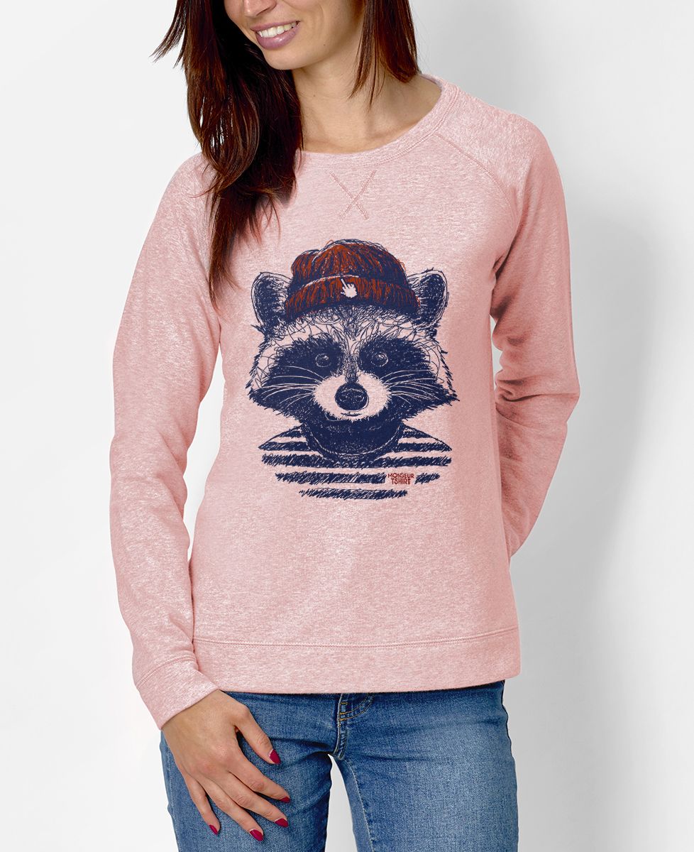 Sweatshirt femme Raton hipster